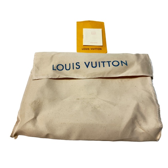 NWT Louis Vuitton Monogram Canvas Leather w/Gold Chain Buckles Snaps Coin Purse - Picture 12 of 14
